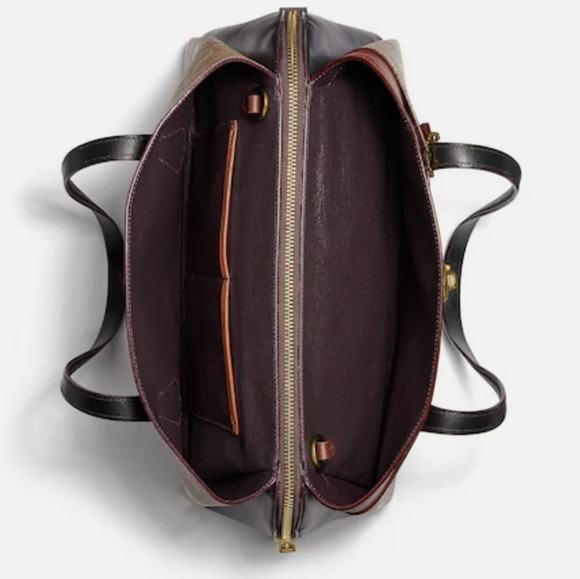 Coach Lora Caryall In Colorblock Signature Canvas - Picture 4 of 16